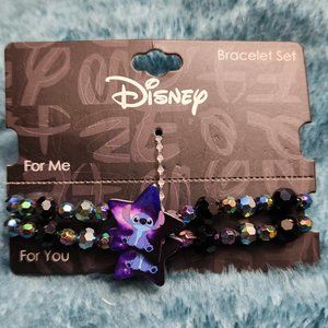 Disney Lilo & Stitch Bracelet Set For You and Me Beaded Star Neon Tuesday HT
